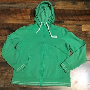 North face full zip sweater